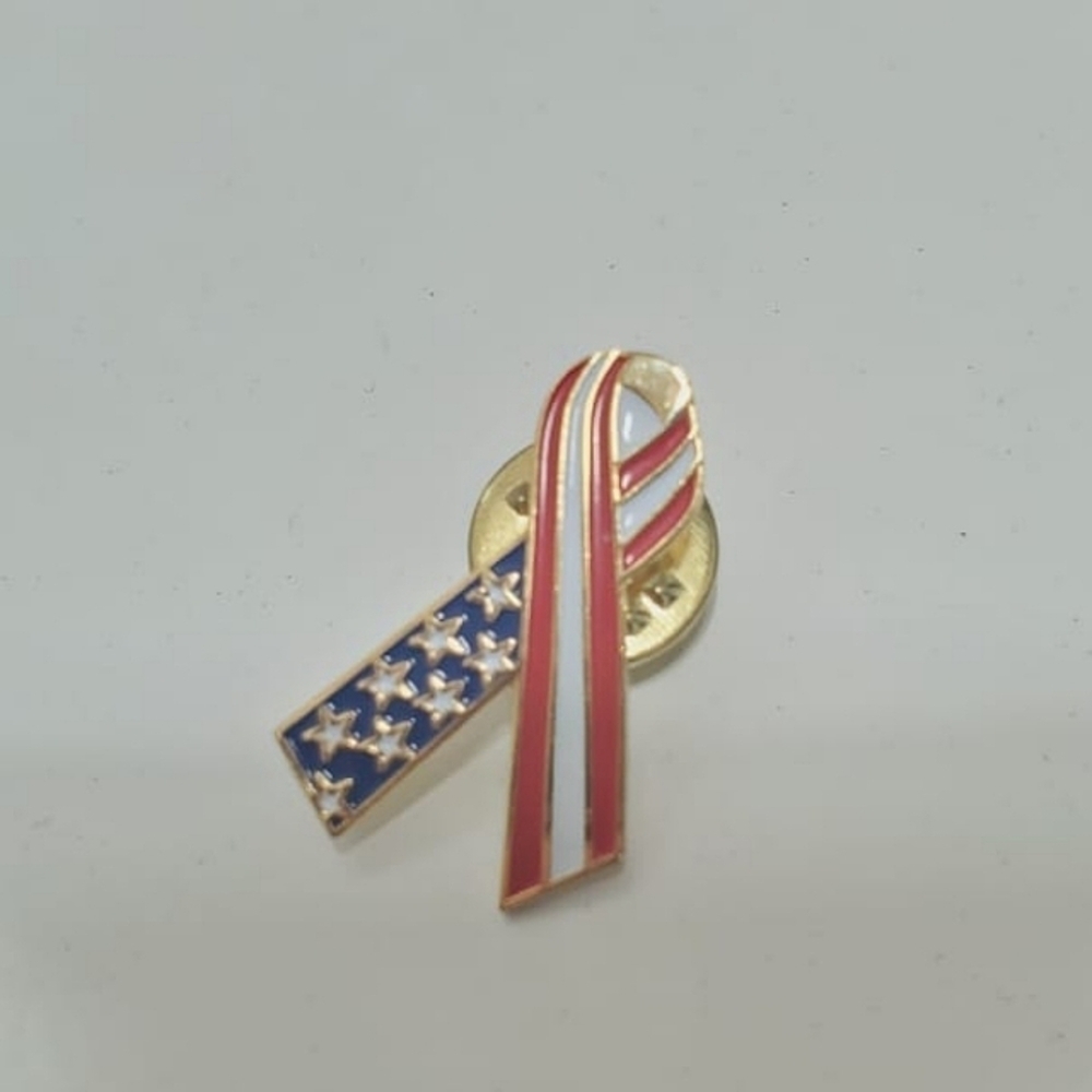 American Flag Patriotic 4th Of July Independence Day Lapel Shirt Hat Pin 🌴
